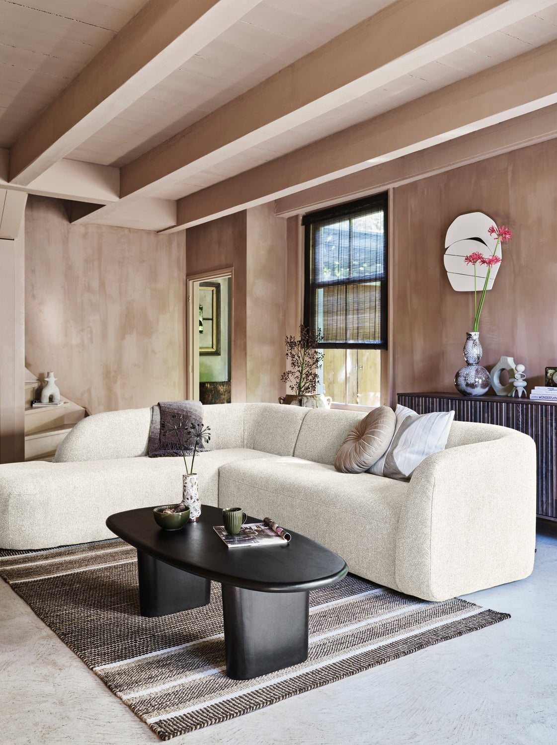 Sloping Corner Sofa