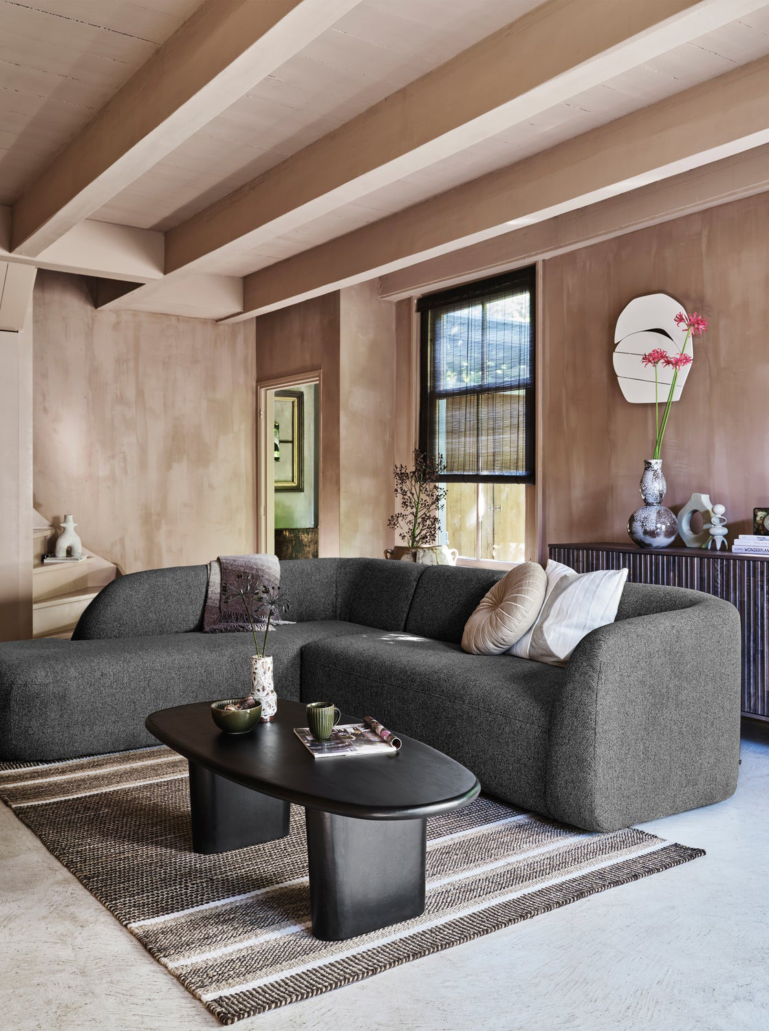 Sloping Corner Sofa