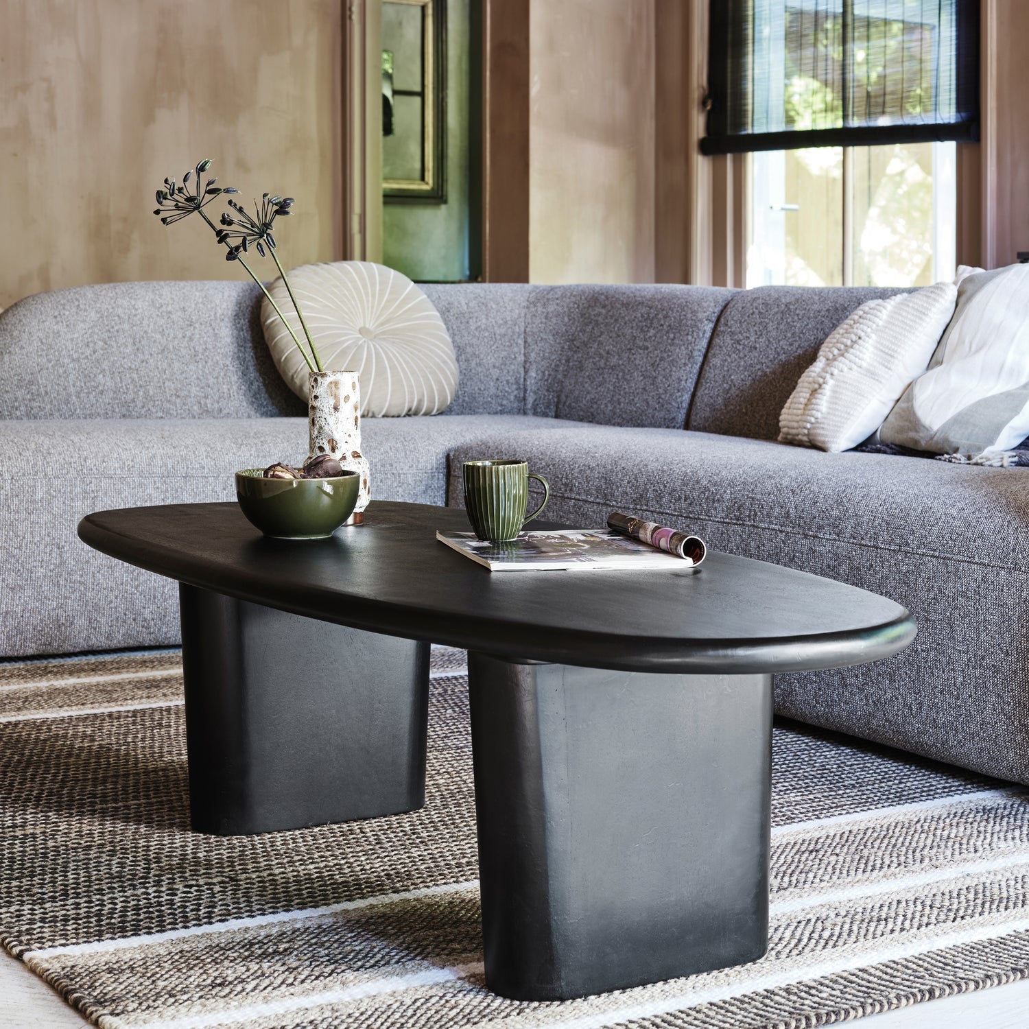 Sloping Corner Sofa