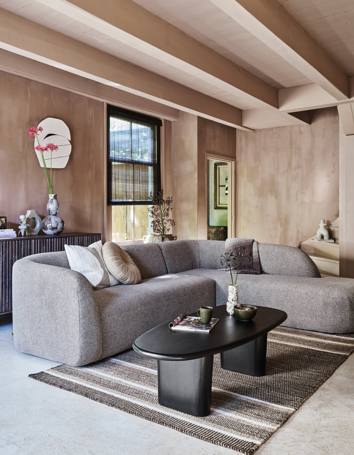 Sloping Corner Sofa