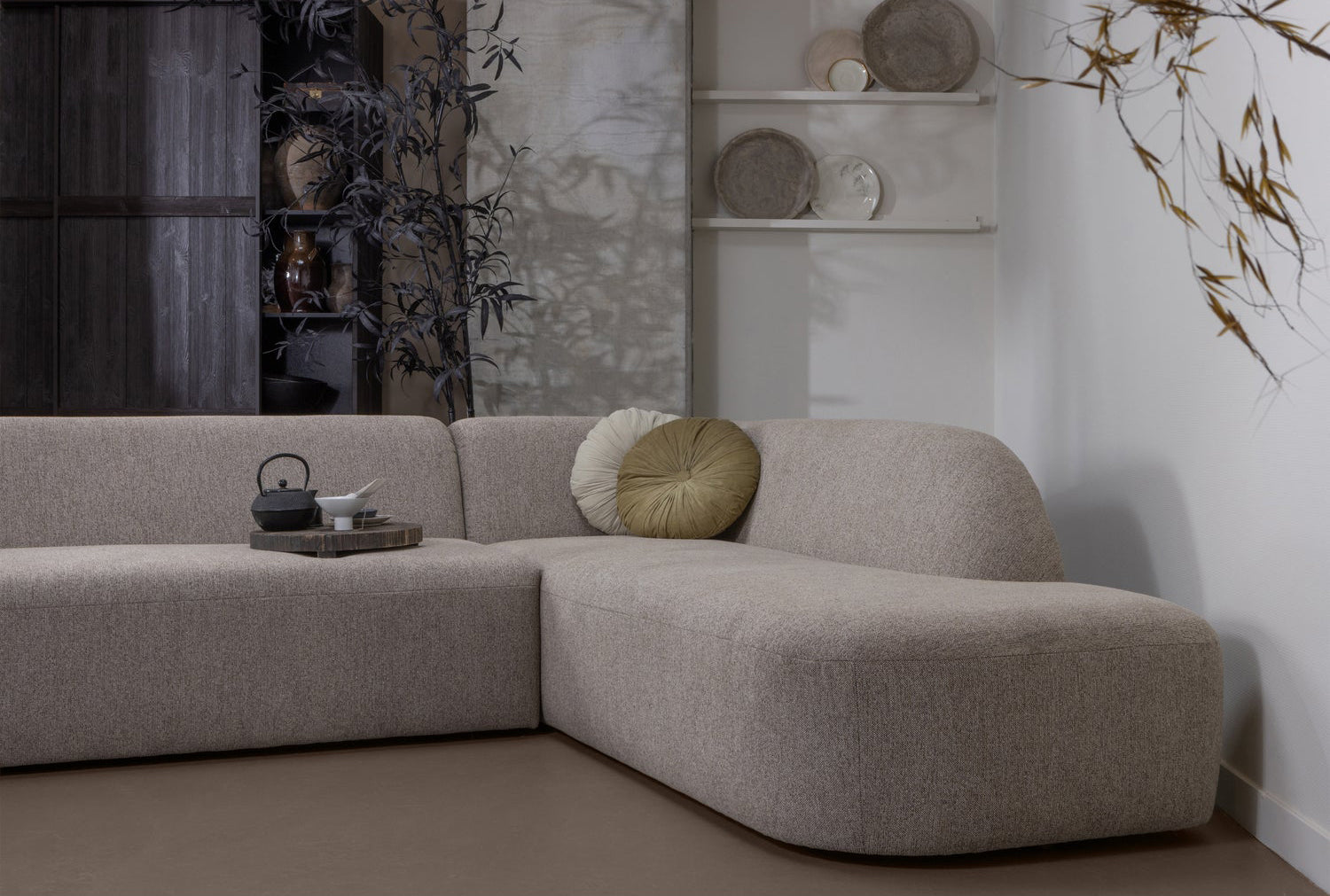Sloping Corner Sofa
