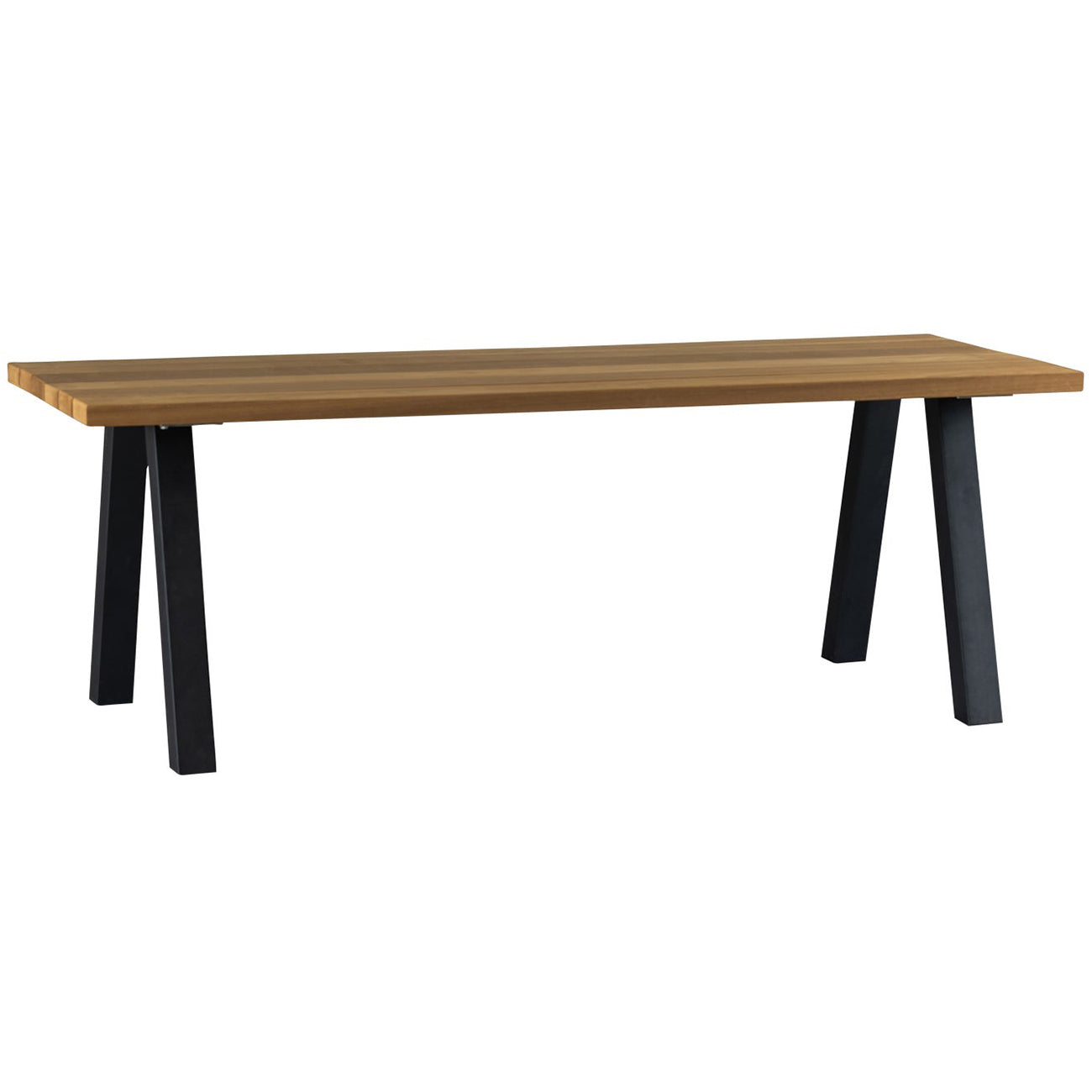 Tablo Ayous Wood Garden Table with Metal Legs