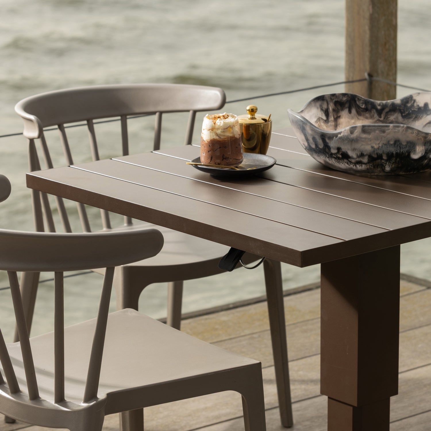 Tesso Height Adjustable Garden Table