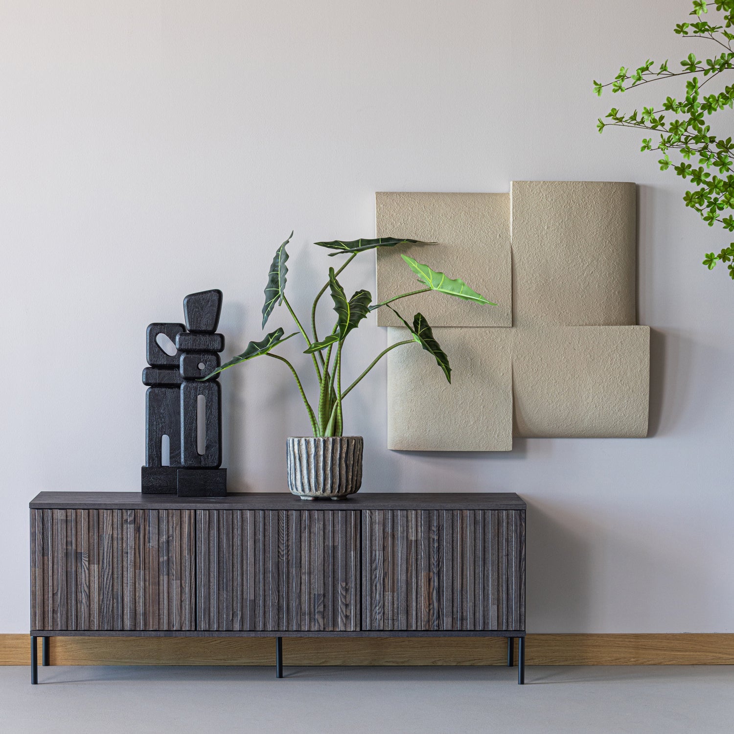 Tide Sand Concrete Look Wall Deco