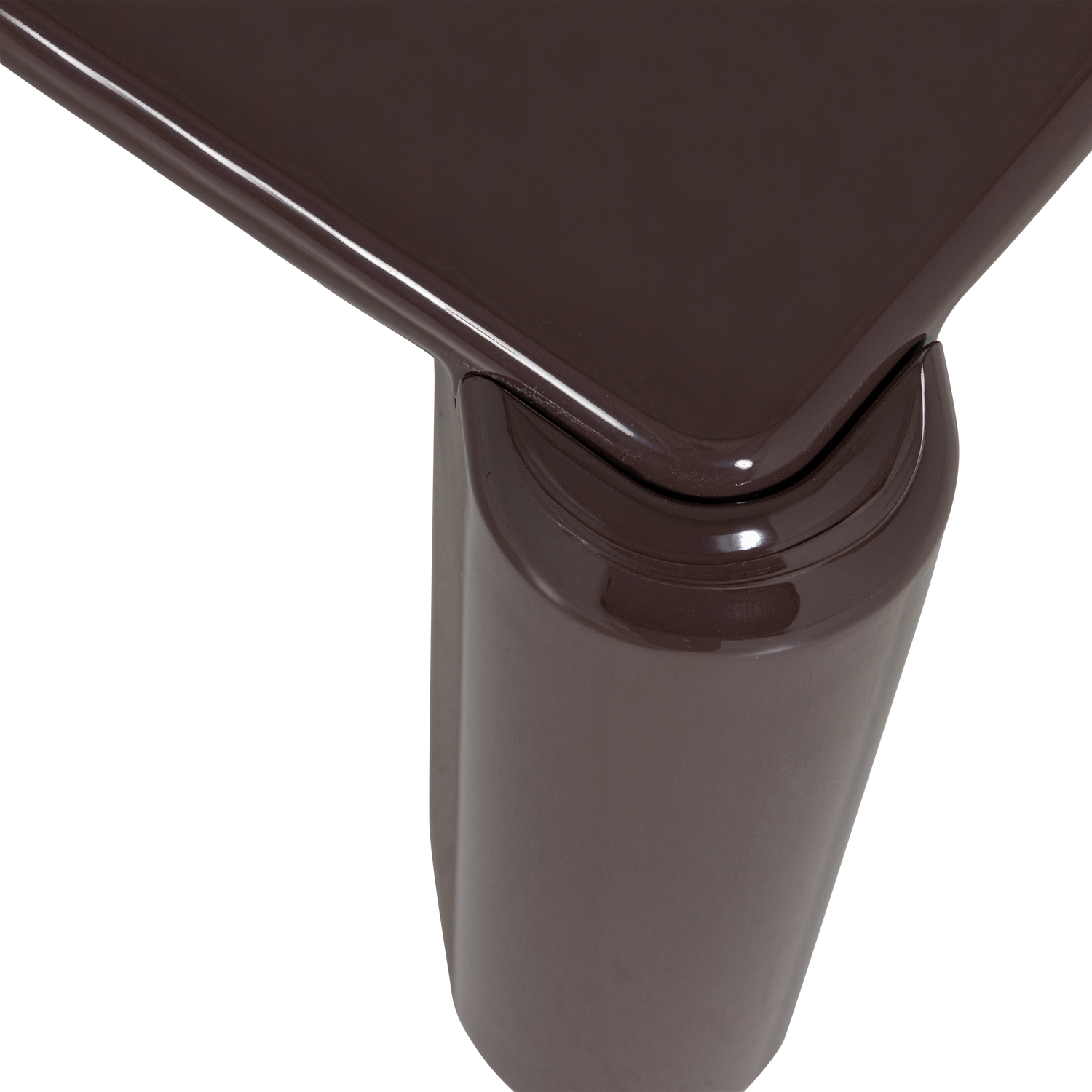 Tiven Dark Brown High Gloss Coffee Table