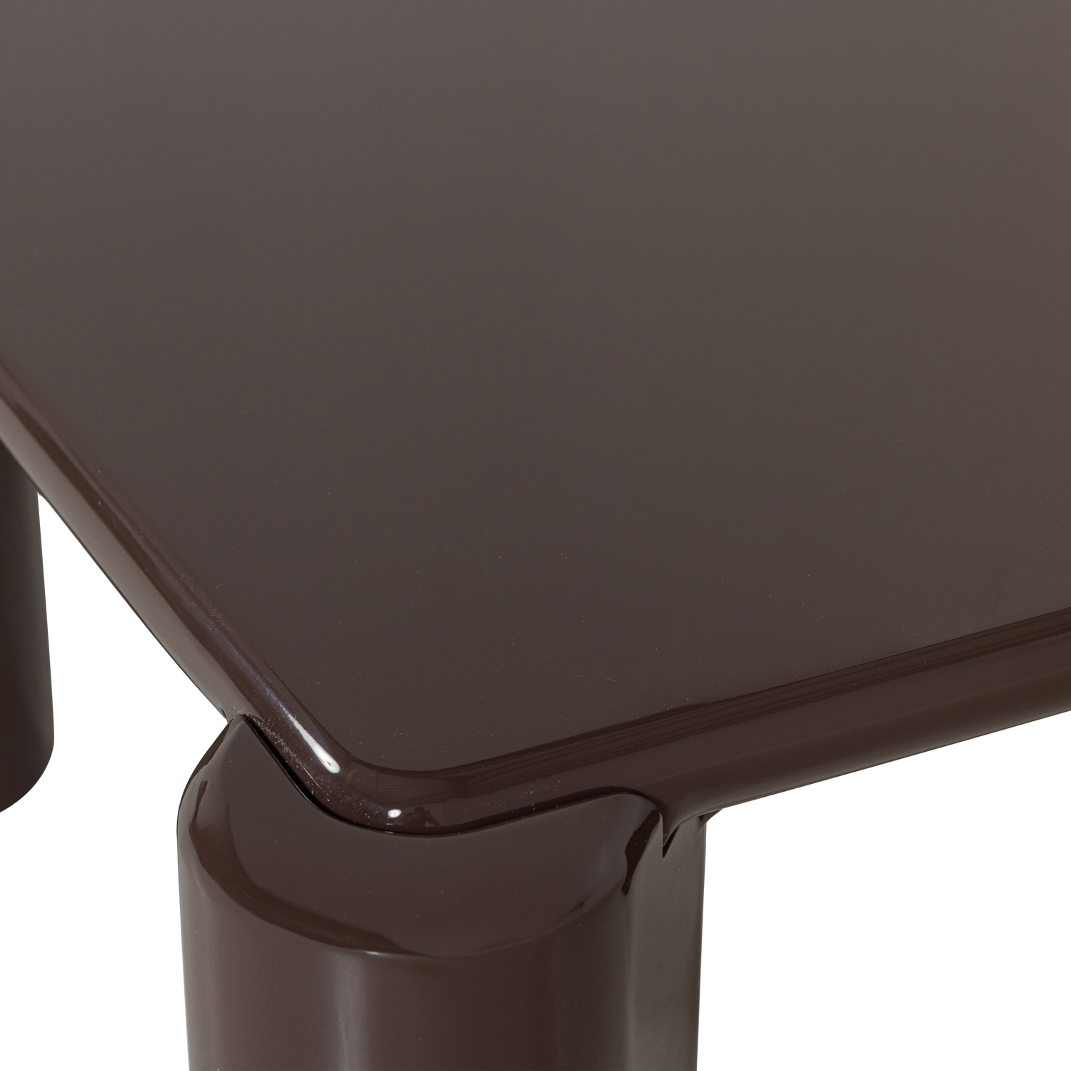 Tiven Dark Brown High Gloss Coffee Table