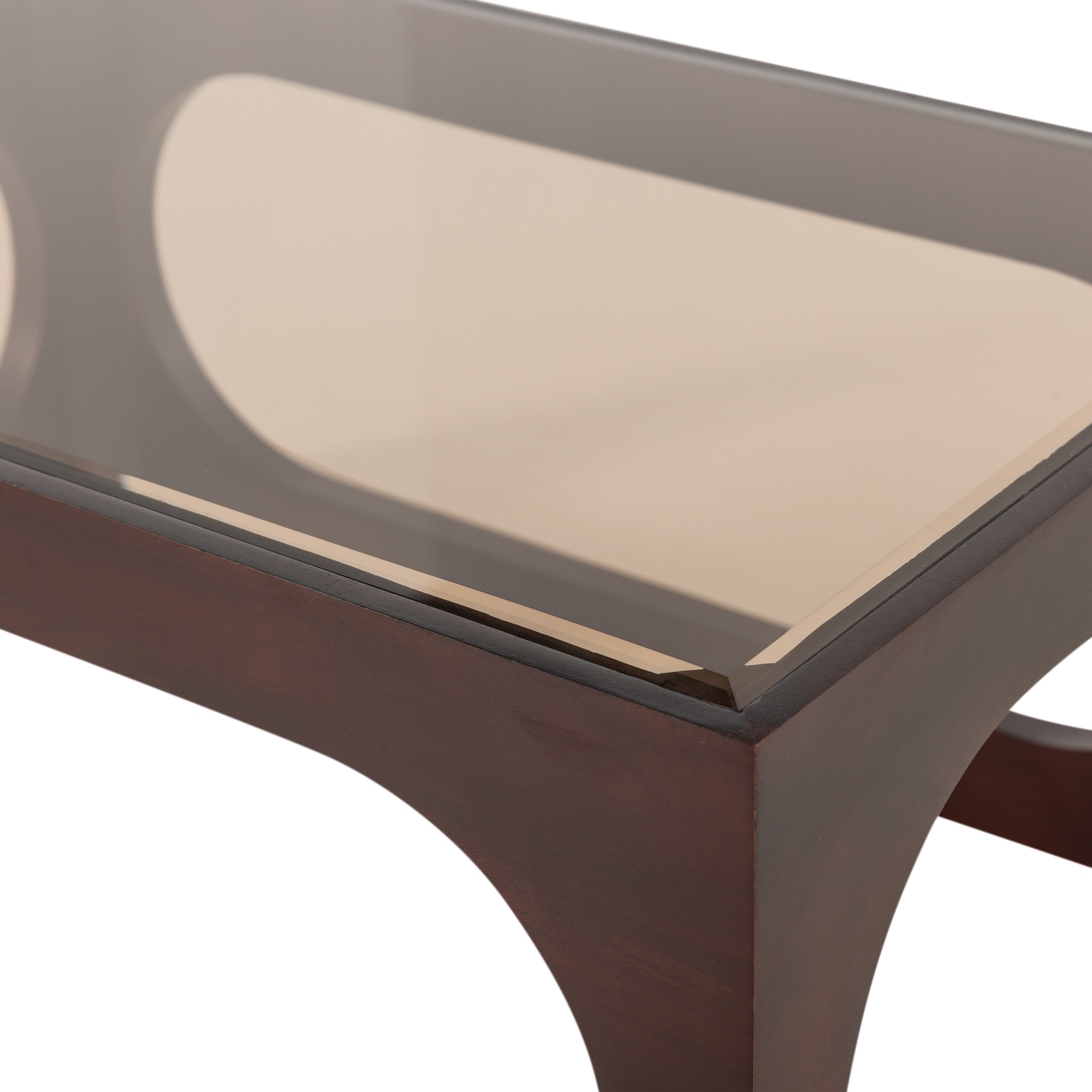 Trax Brown Acacia Wood Coffee Table