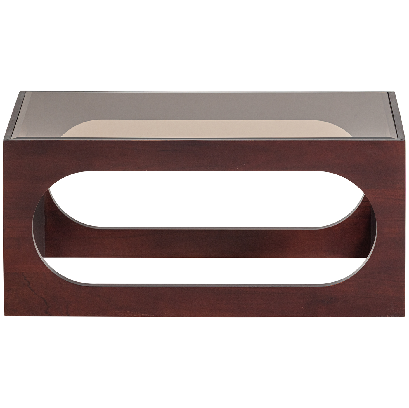 Trax Brown Acacia Wood Coffee Table