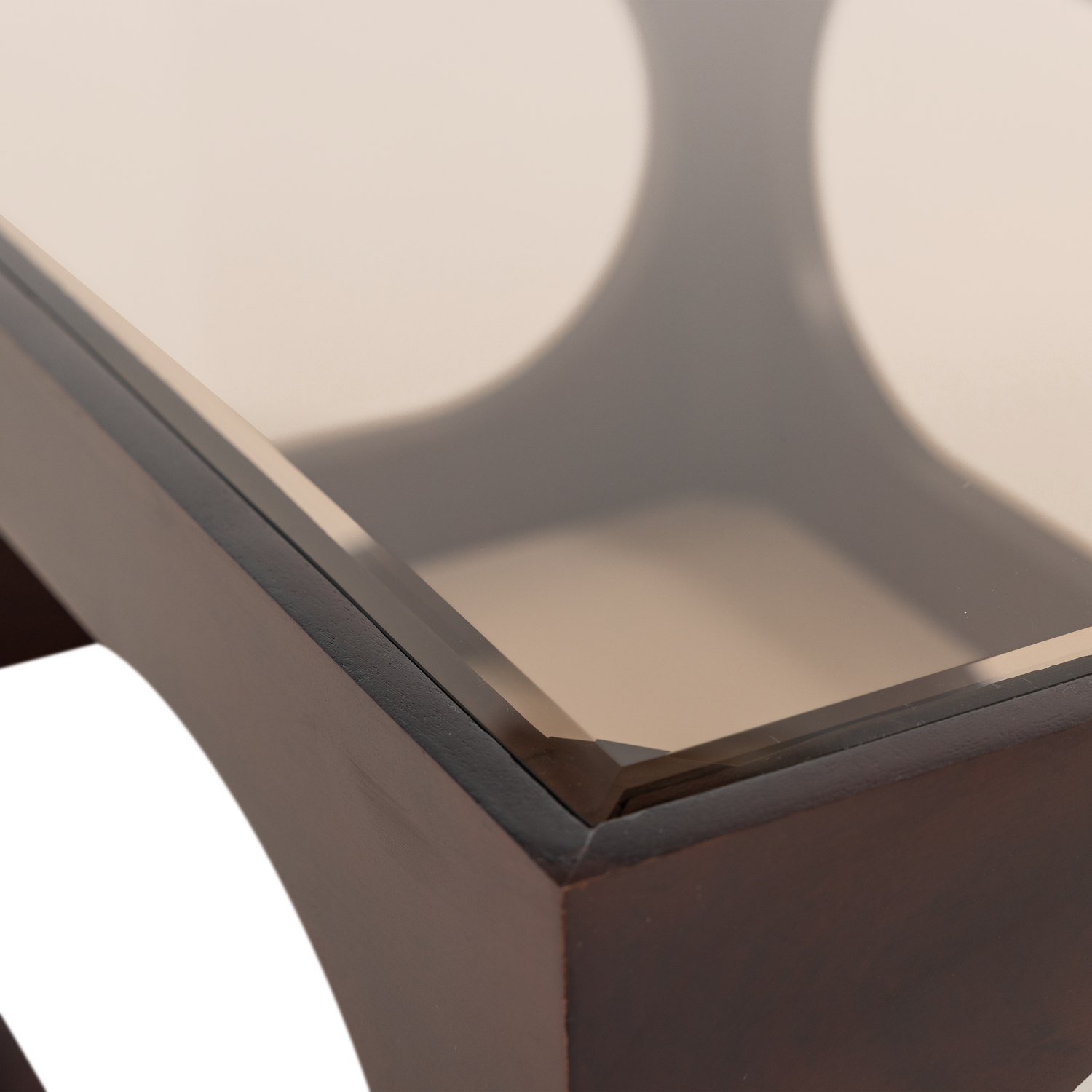 Trax Brown Acacia Wood Side Table