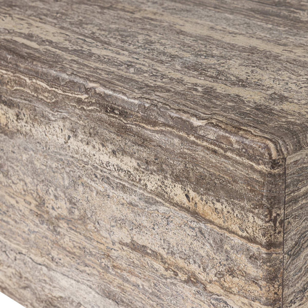 Vexa Light Brown Marble Coffee Table
