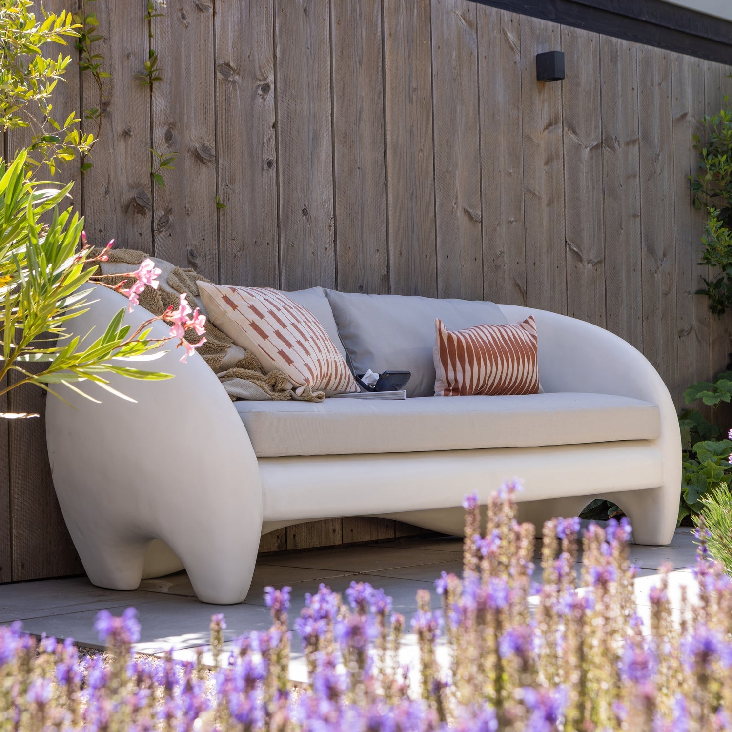 Viale Natural 2 Seater Garden Lounge Sofa