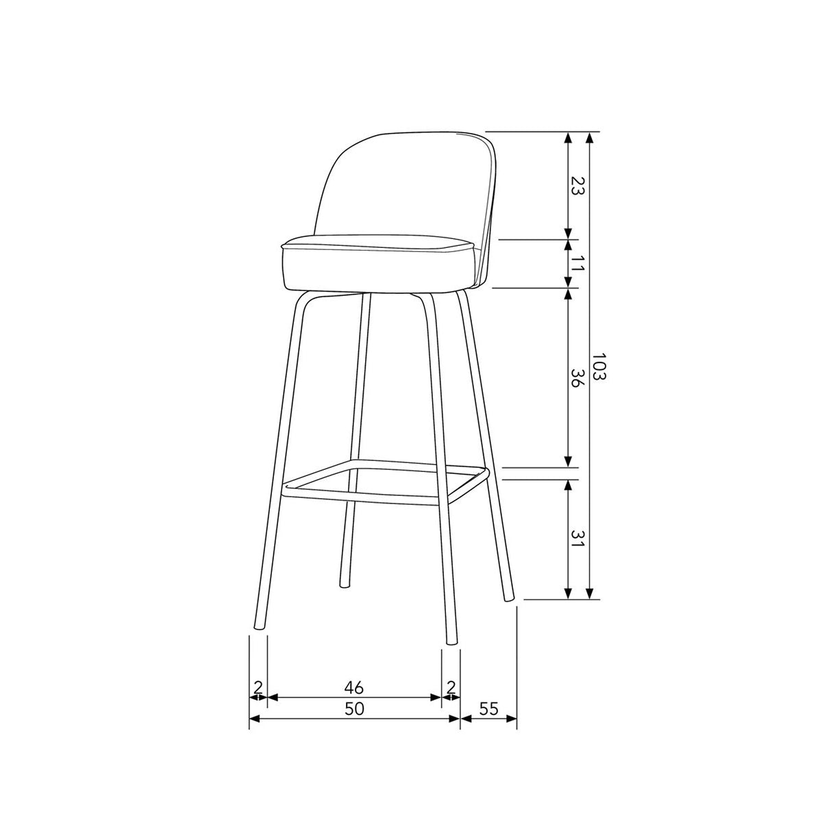 Vogue Barstool