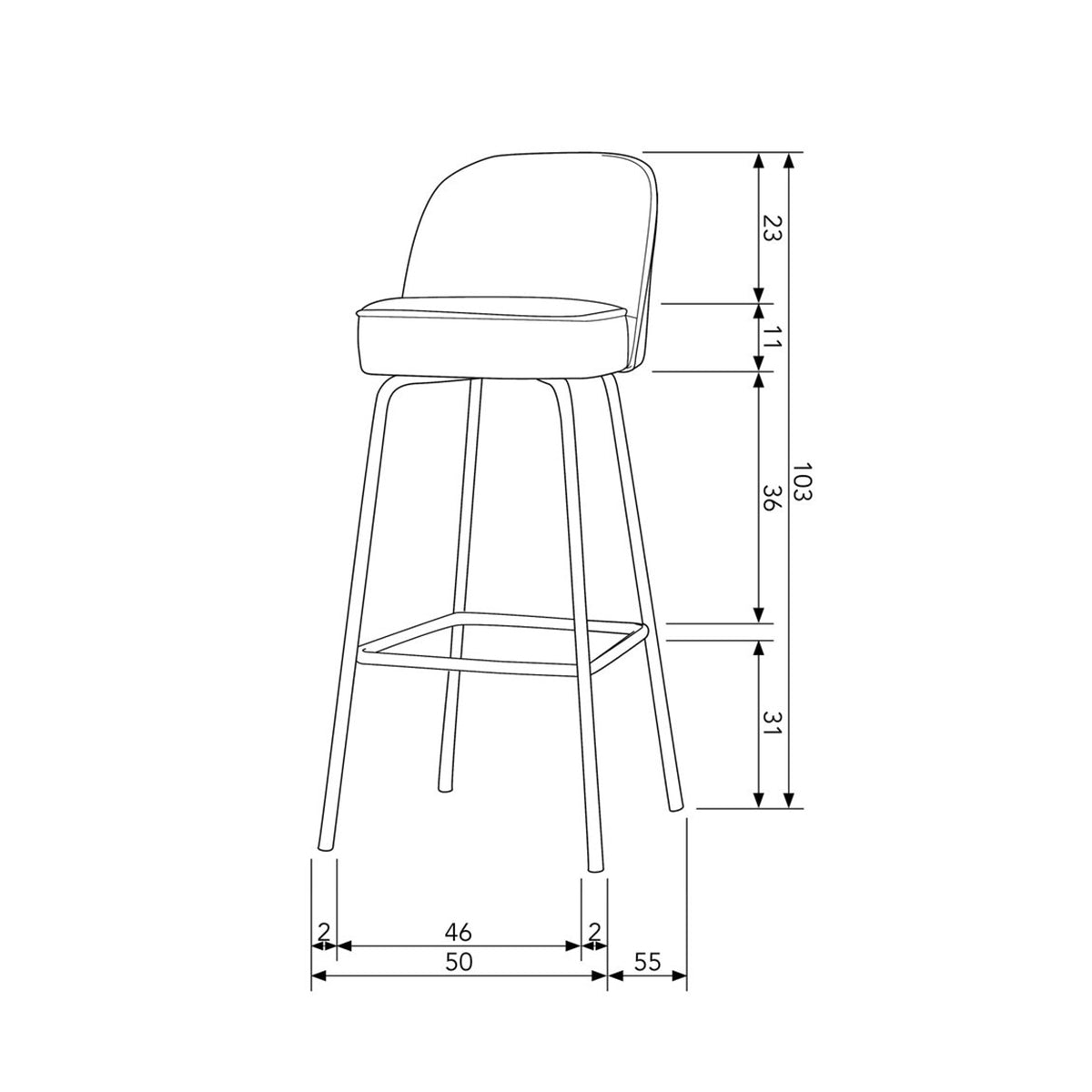 Vogue Barstool