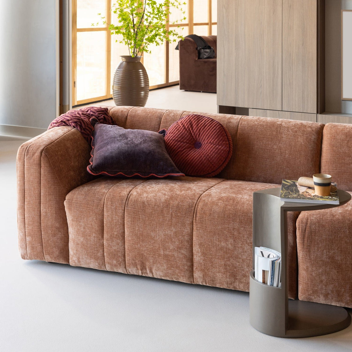 Wobi Mocha Brown Side Table