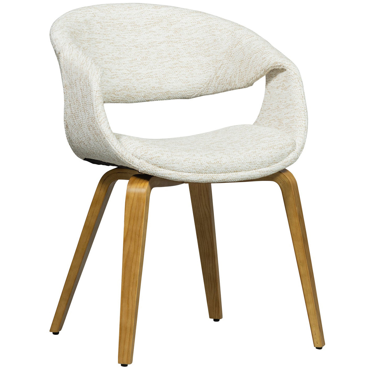 Yossi Dining Chair with Wooden Legs