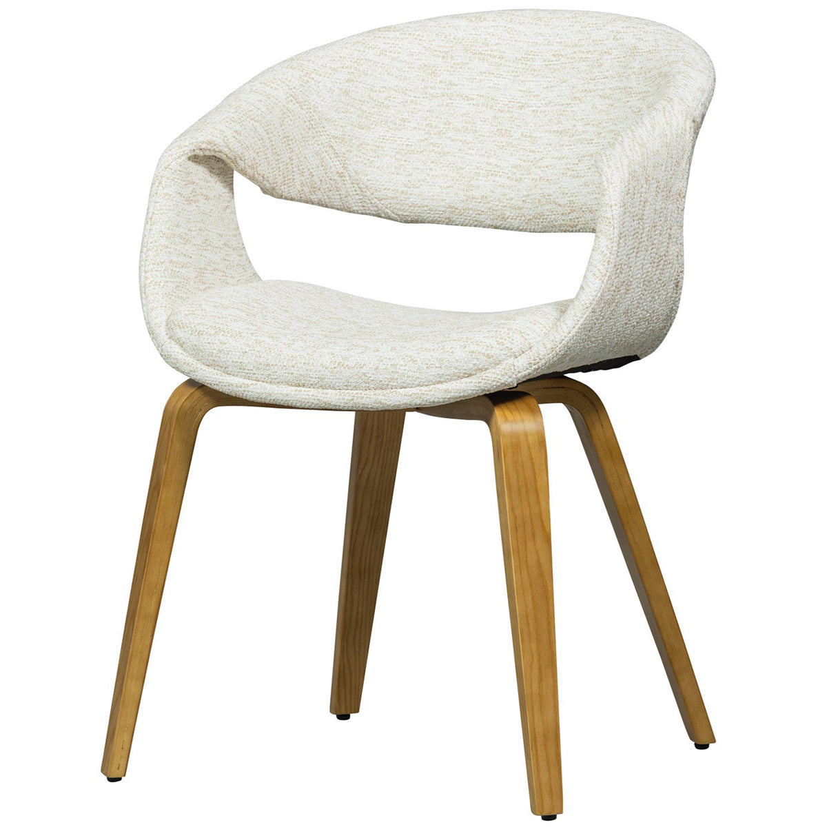 Yossi Dining Chair with Wooden Legs