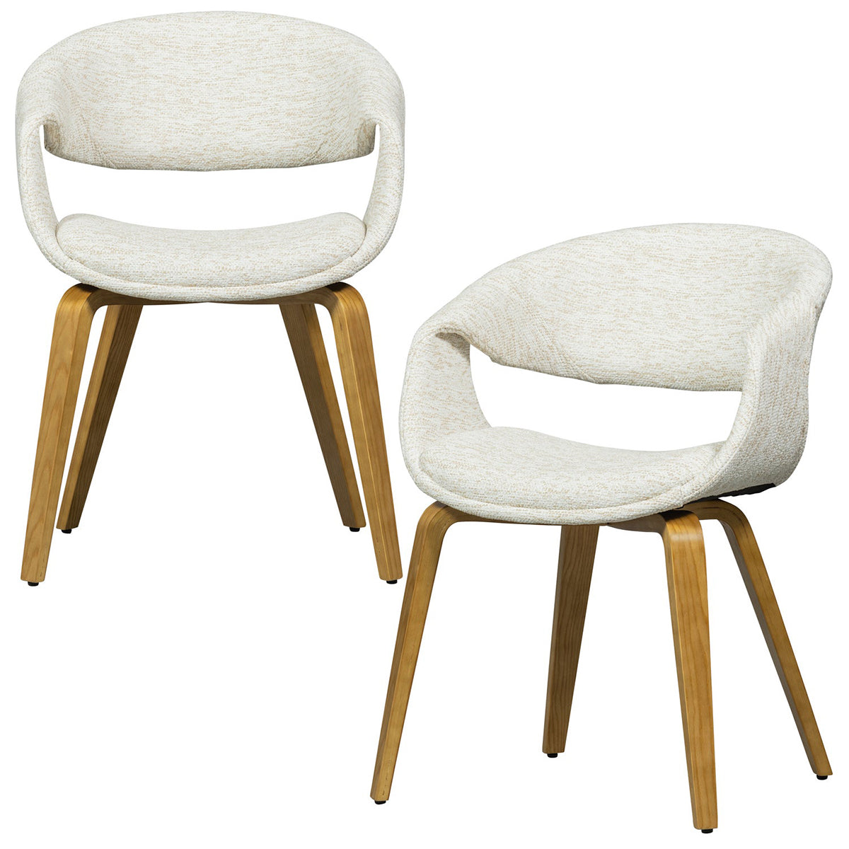 Yossi Dining Chair with Wooden Legs