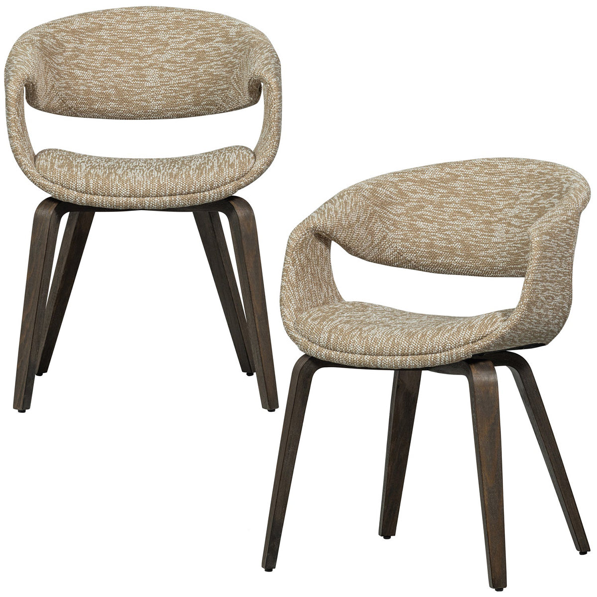 Yossi Dining Chair with Wooden Legs