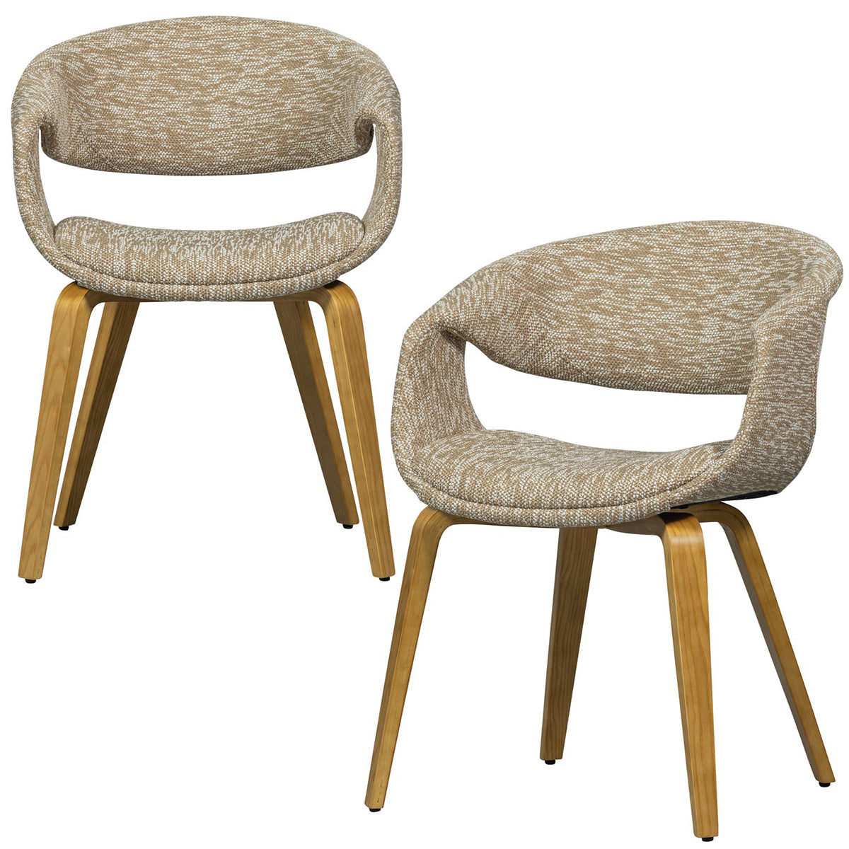 Yossi Dining Chair with Wooden Legs
