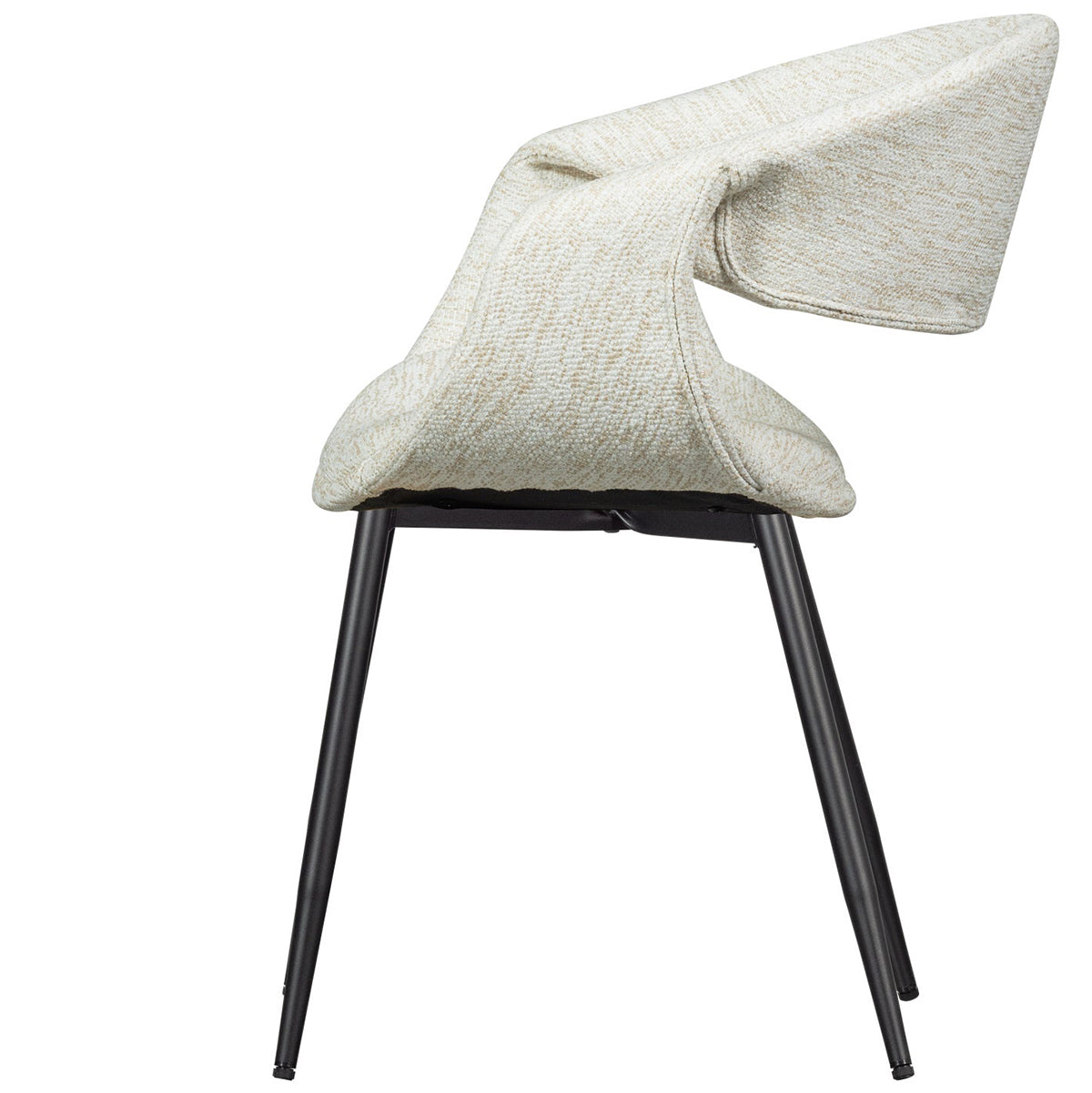 Yossi Dining Chair with Metal Legs