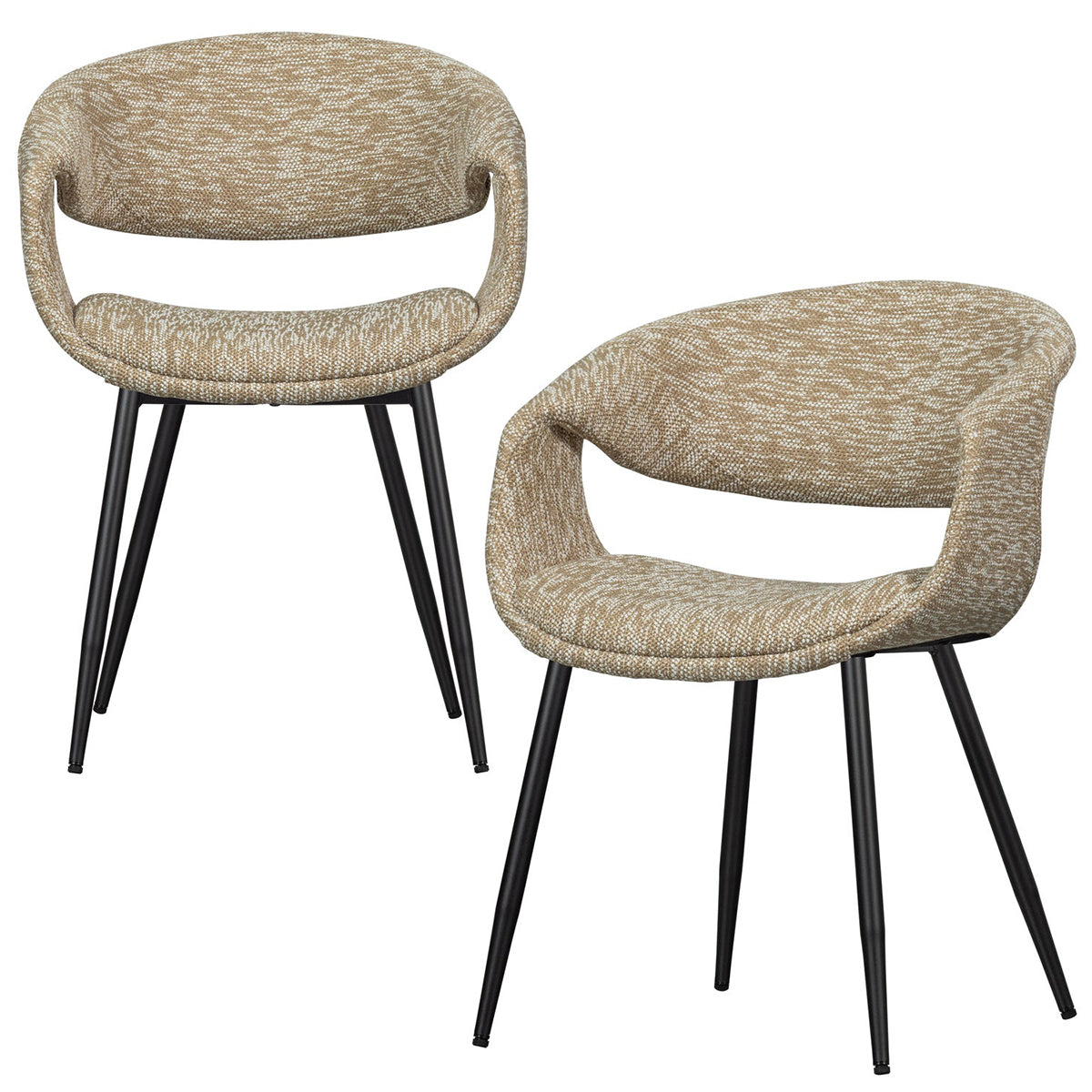 Yossi Dining Chair with Metal Legs