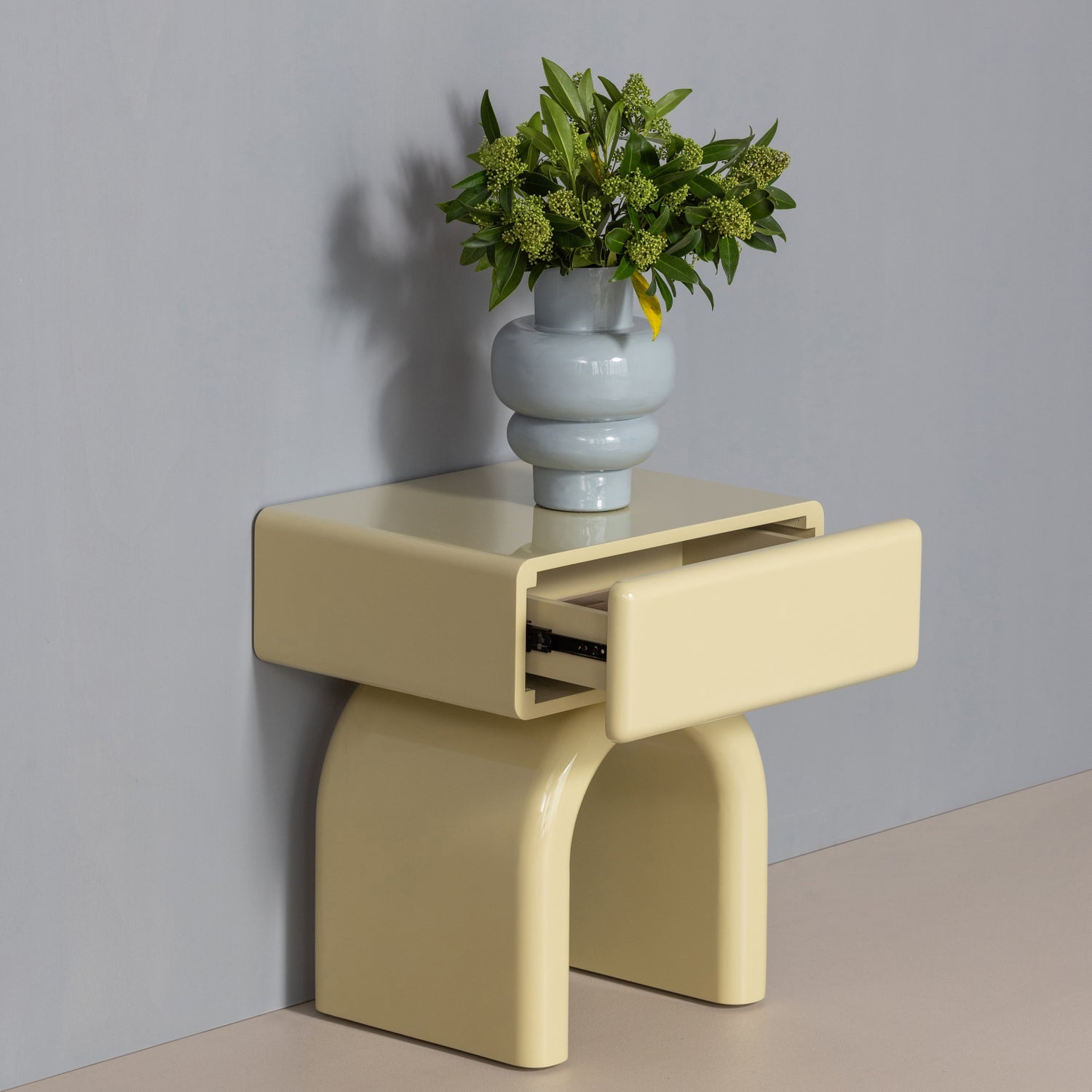 Zorel High Gloss Night Stand