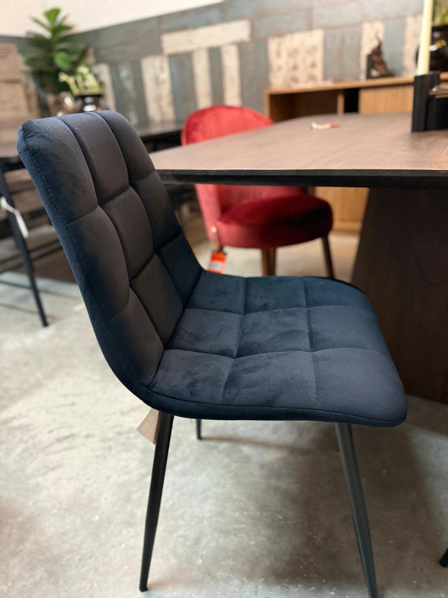 Middelfart Velvet Black Dining Chair (Dispaly)