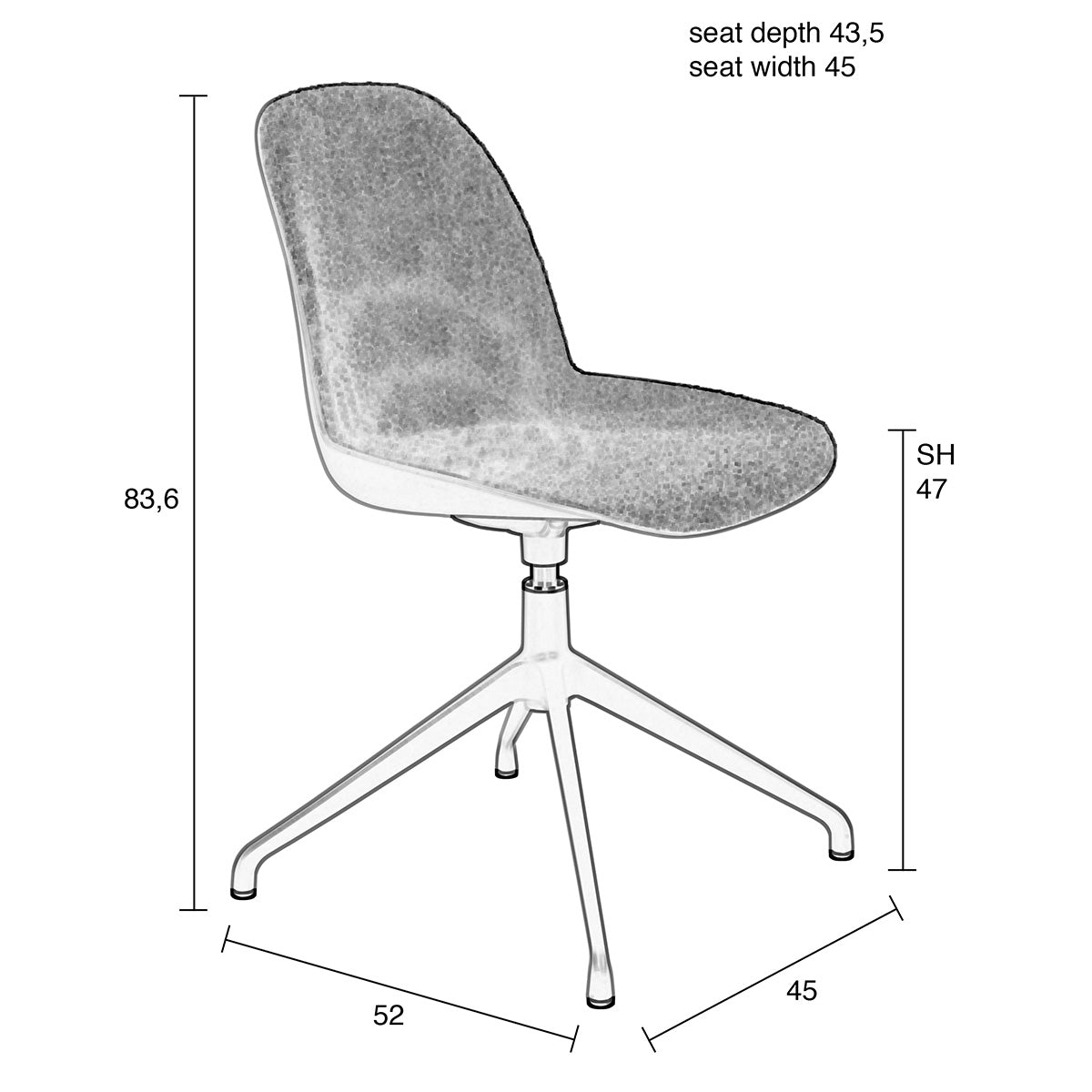 Albert Kuip Swivel Chair