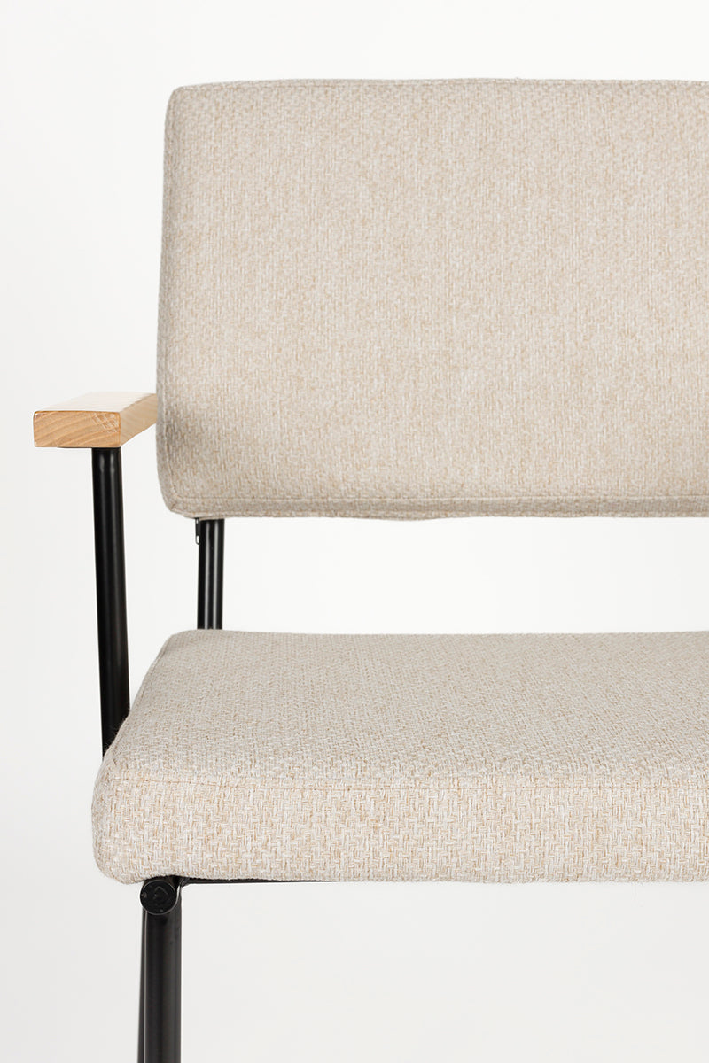 Fellow Off-White Armchair