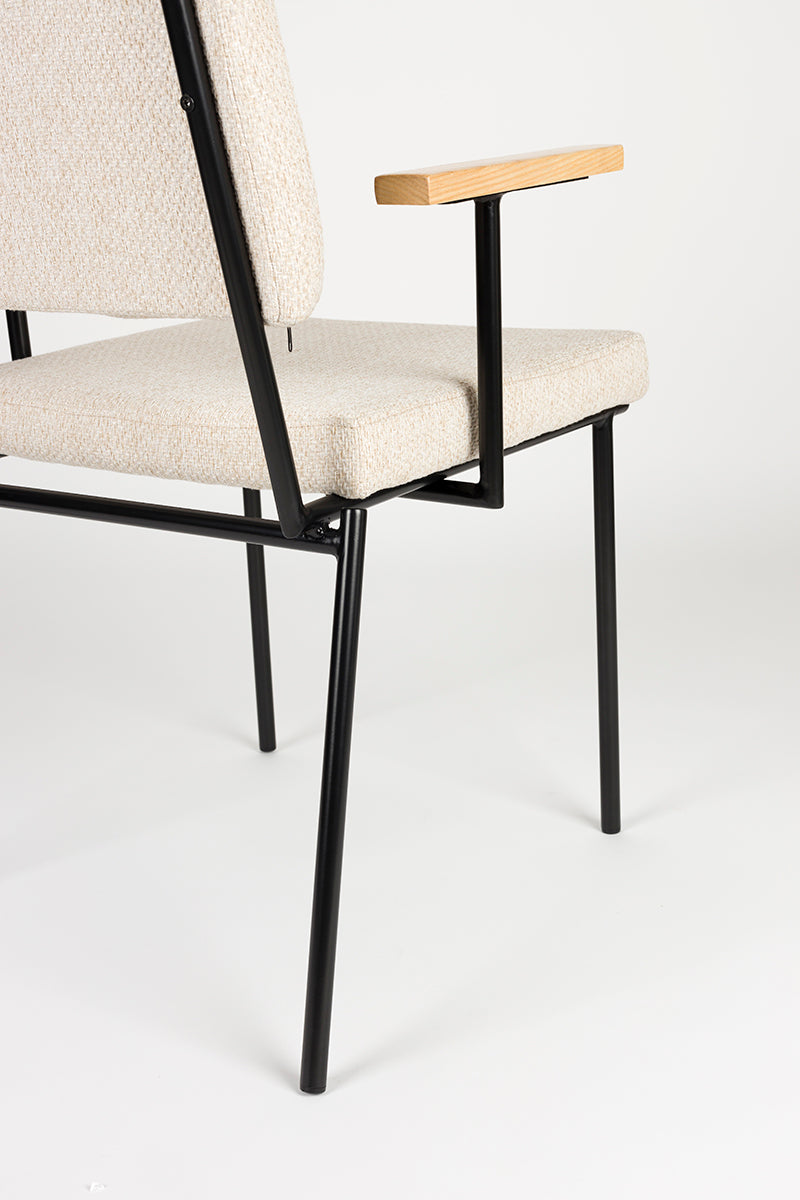 Fellow Off-White Armchair