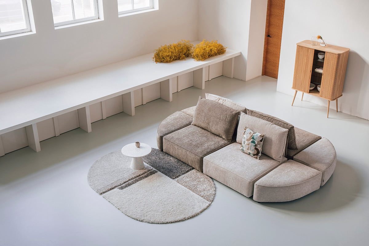 Hunter Moss with Back 1.5 Seater Element Sofa