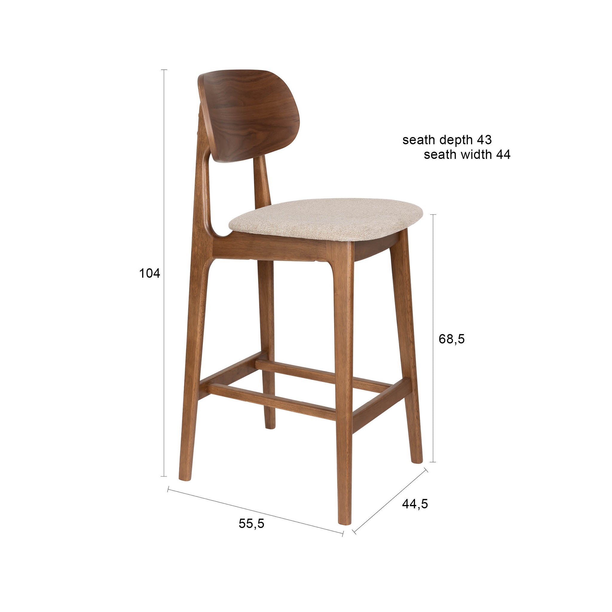 Marais Counter Chair
