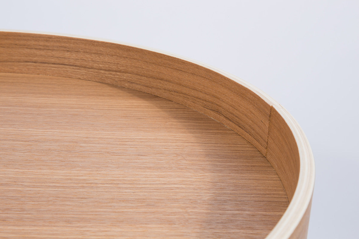 Oak Tray Side Table