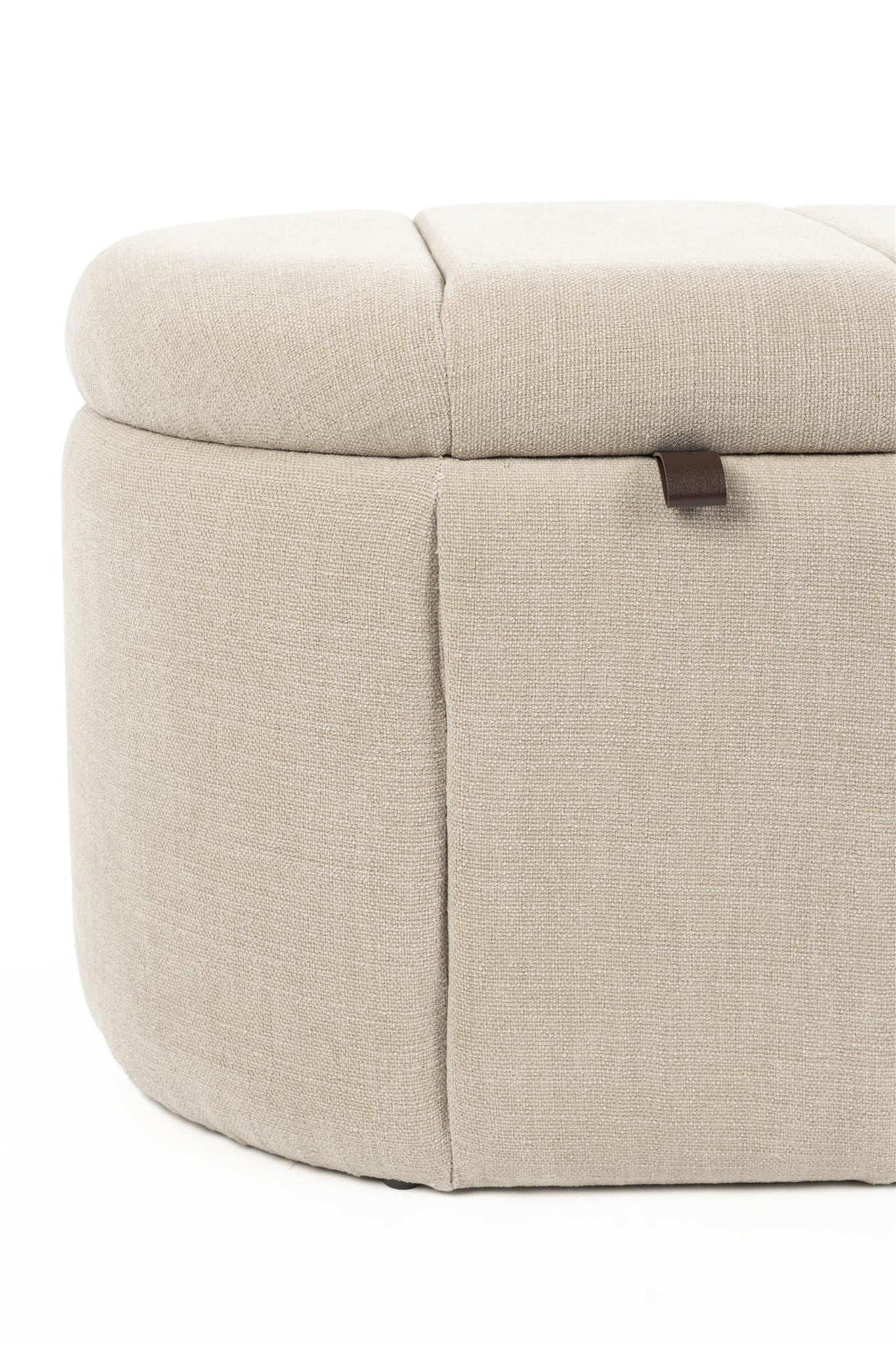 Puffy Beige Bench