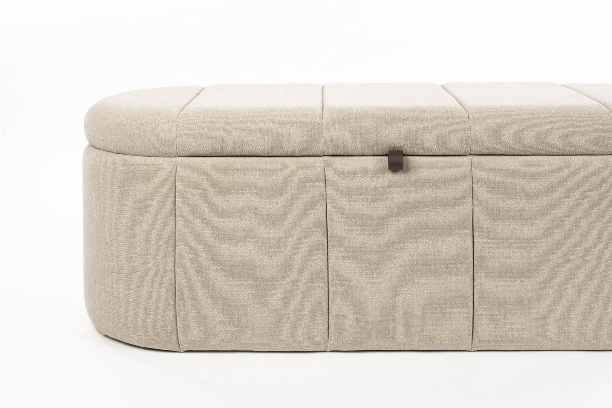 Puffy Beige Bench