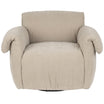 Puffy Beige Lounge Chair