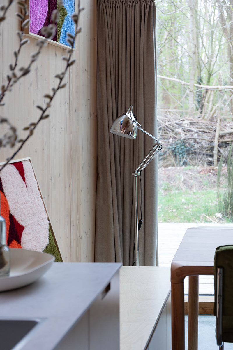 Reader Chrome Floor Lamp