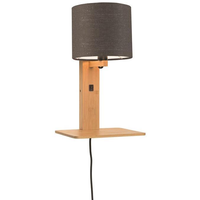 Andes Natural Wall Lamp with Shelf - WOO .Design
