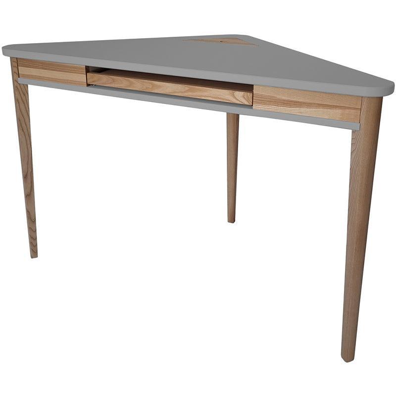 Ashme Corner Desk with Keyboard Tray - WOO .Design