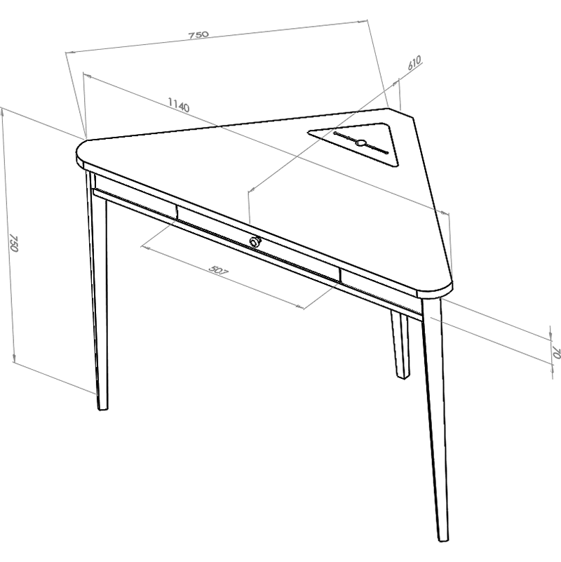 Ashme Corner Desk - WOO .Design