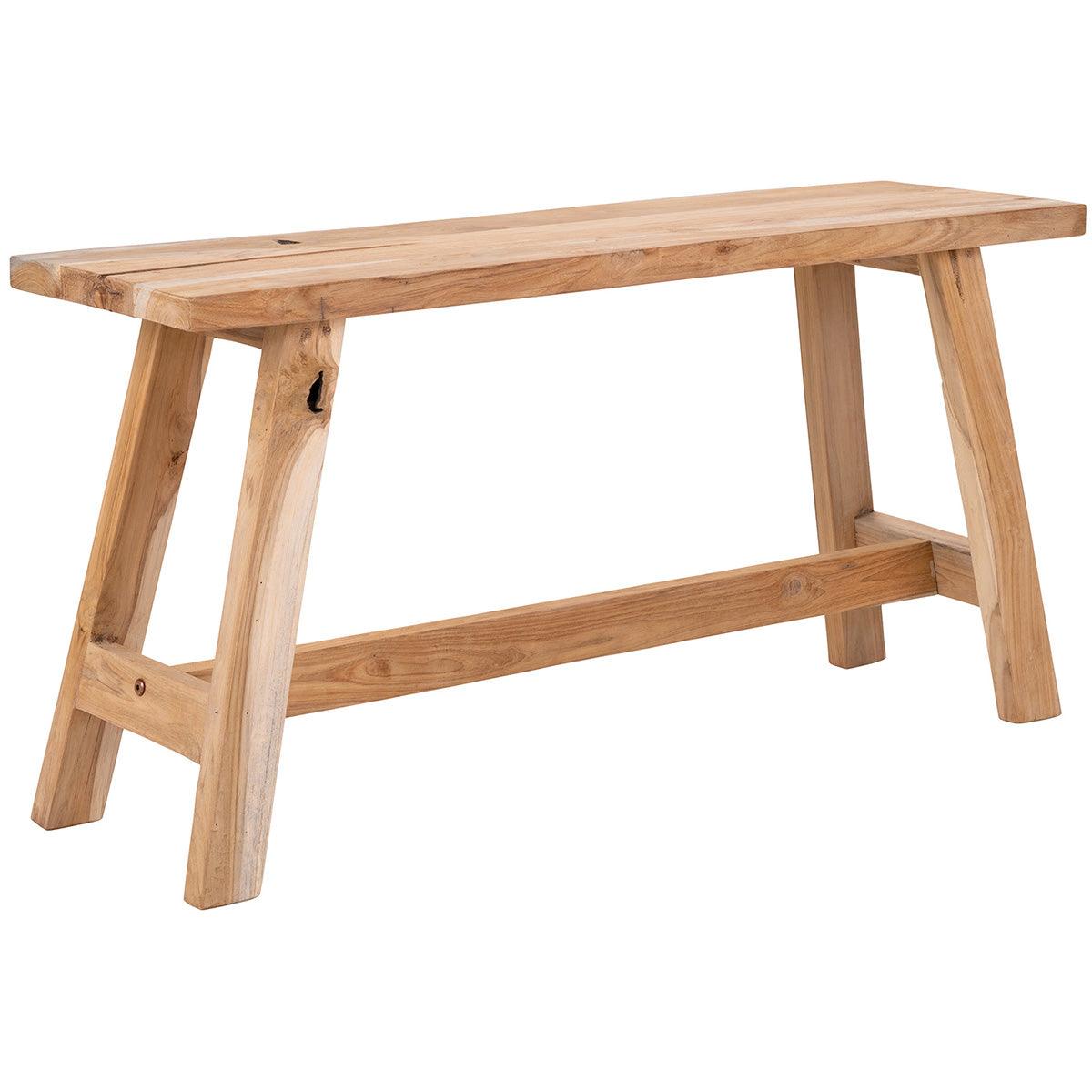 Barcelona Natural Teak Wood Bench - WOO .Design