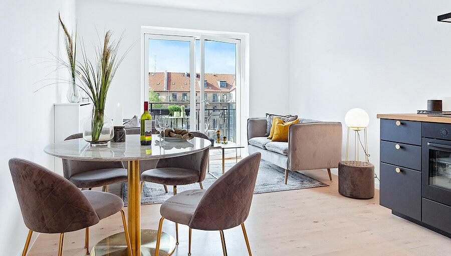Bolzano Marble Look Dining Table - WOO .Design