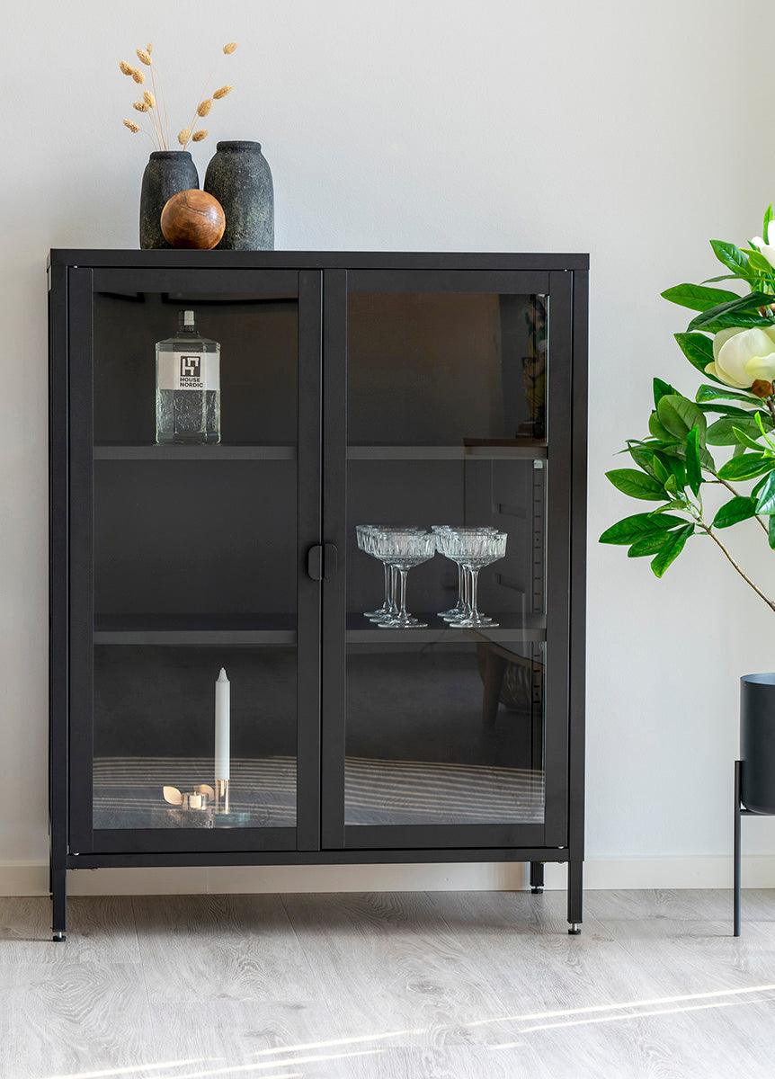 Brisbane Black Low Display Cabinet - WOO .Design