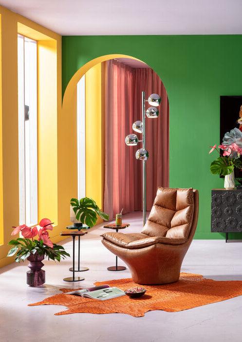 Calotta Chrome Floor Lamp - WOO .Design