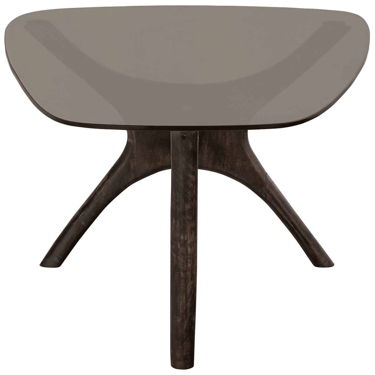 Flash Walnut Glass/Wood Coffee Table - WOO .Design