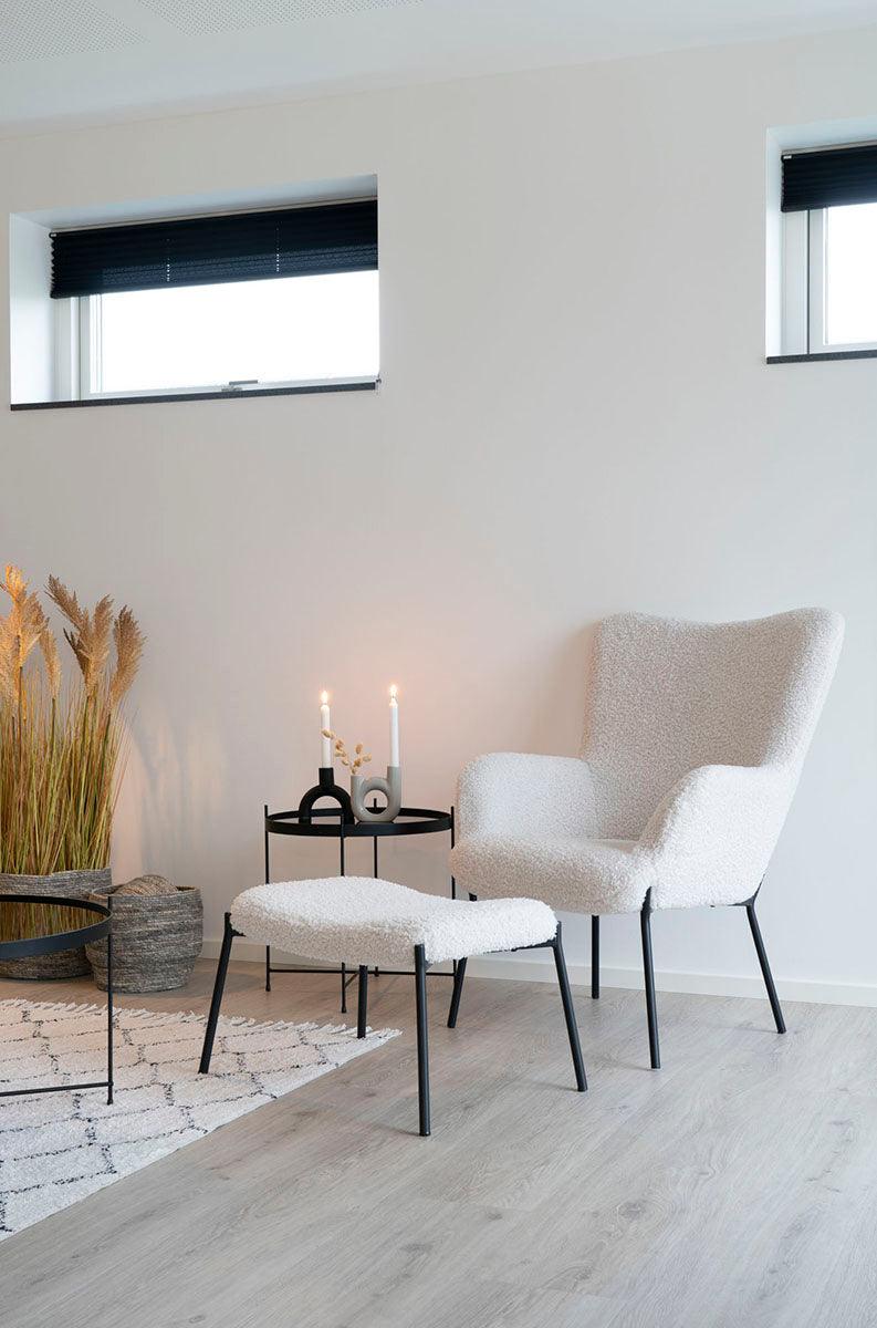 Glasgow Artificial Lambskin Armchair - WOO .Design