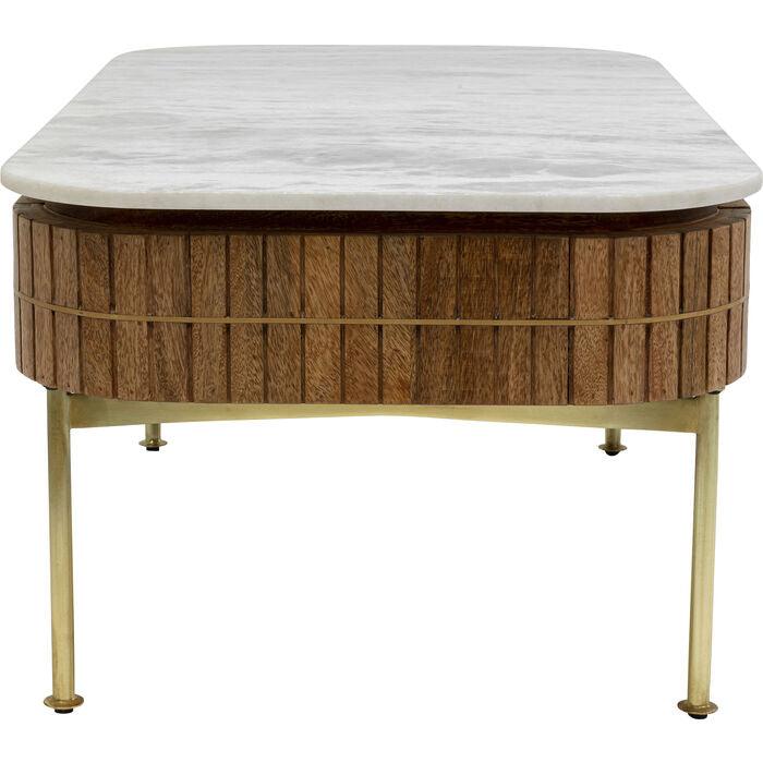 Grace Mango Wood/Marble Coffee Table - WOO .Design