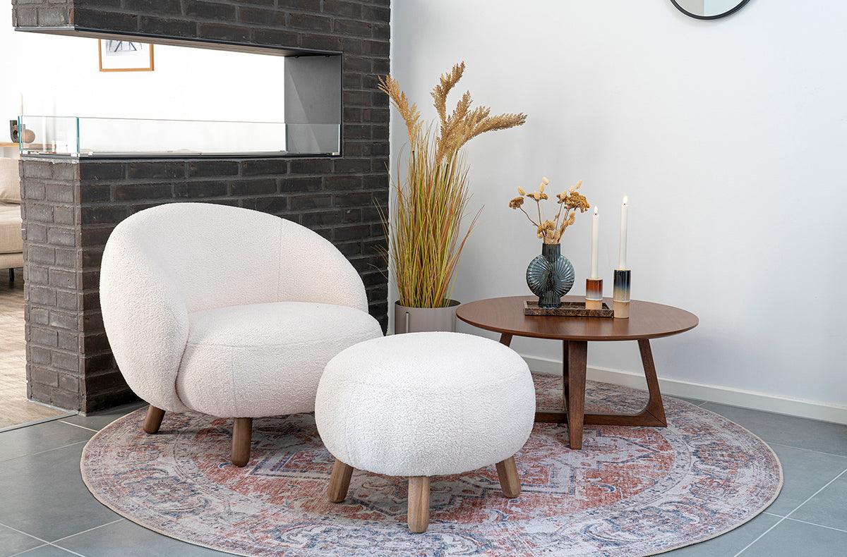 Hellerup Walnut Round Coffee Table - WOO .Design