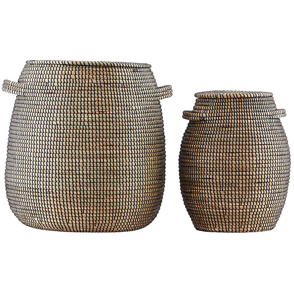 Effect Baskets with Lid (2/Set) Display/Discontinued Collection)