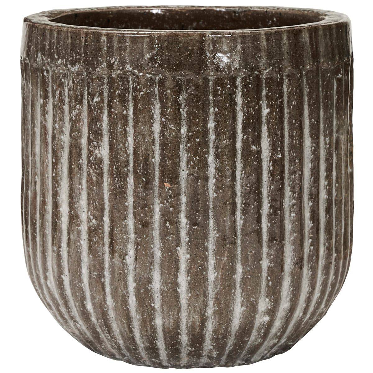 Pharao Grey/Brown Planter (2/Set)